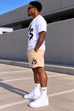White / Tan Premium Cotton Set