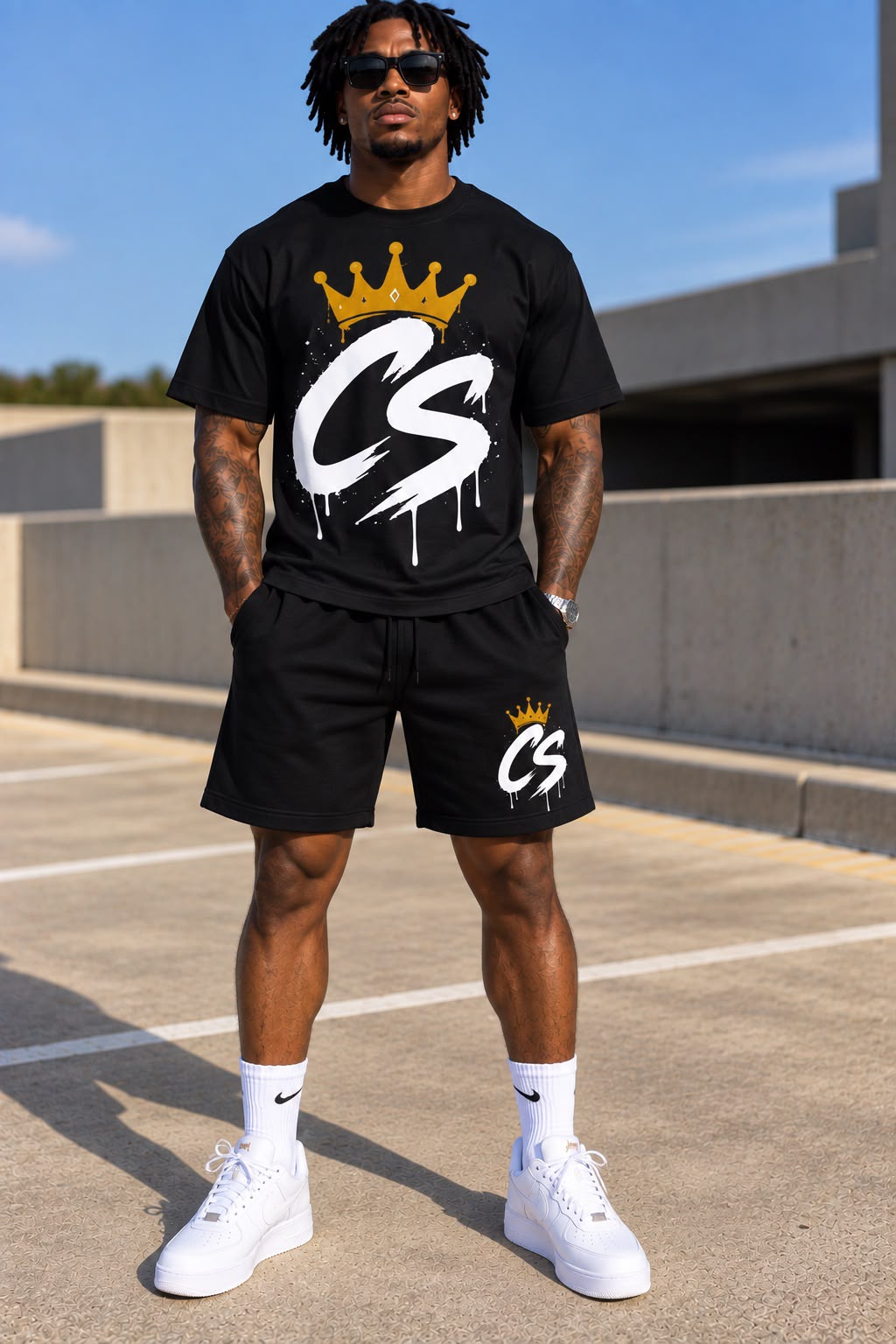 All Black Premium Cotton Set
