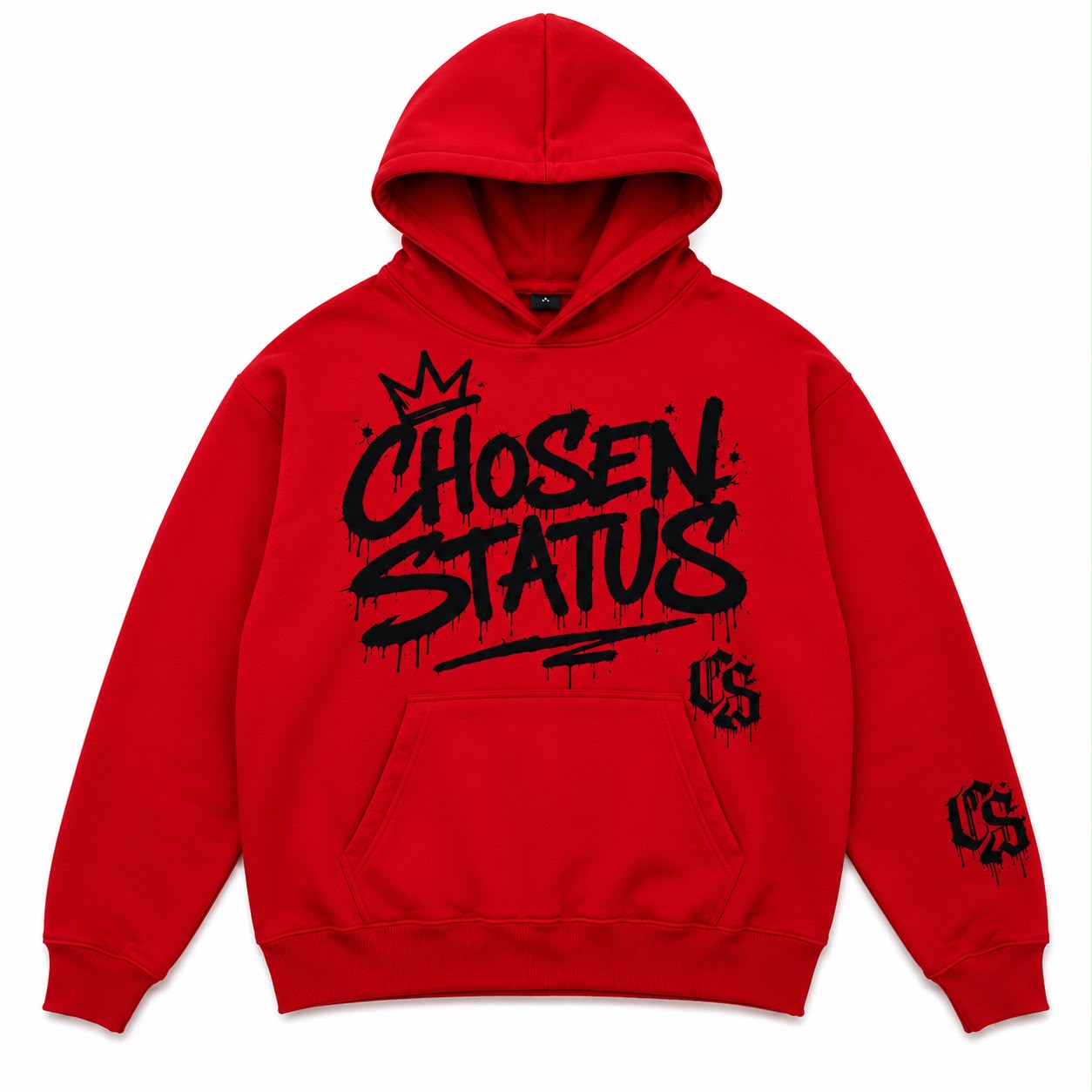 RED / BLACK HEAVYWEIGHT HOODIE