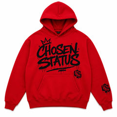 RED / BLACK HEAVYWEIGHT HOODIE