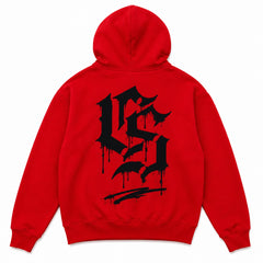 RED / BLACK HEAVYWEIGHT HOODIE