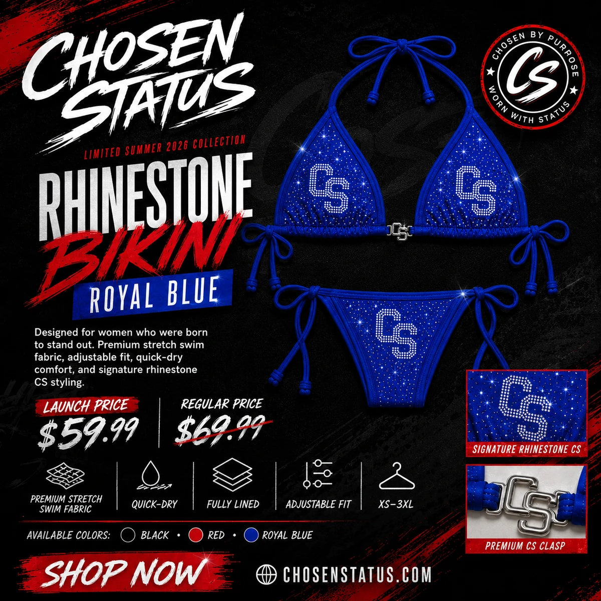RHINESTONE SWIM / SUMMER 2026